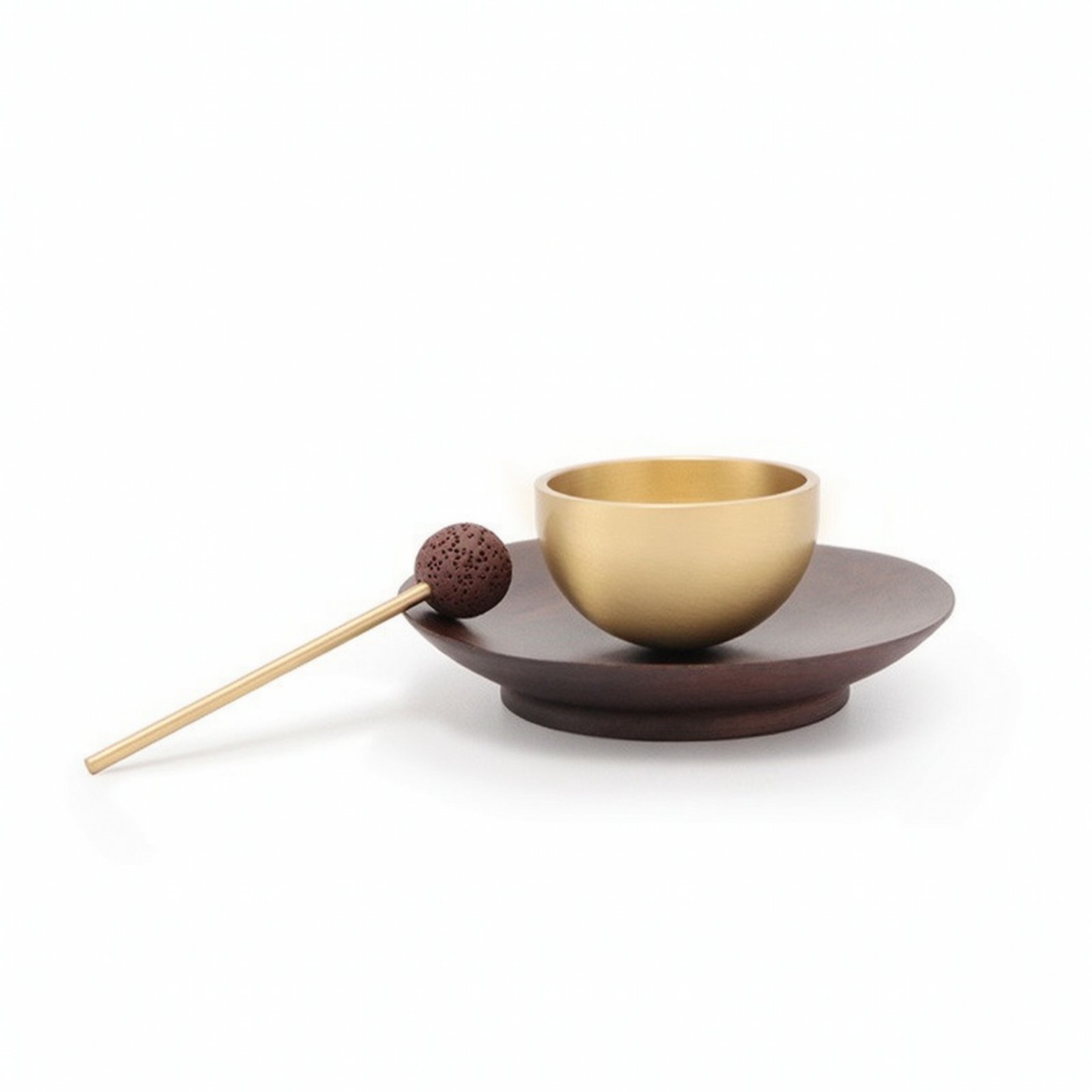 Brass Chime Vessel with Base