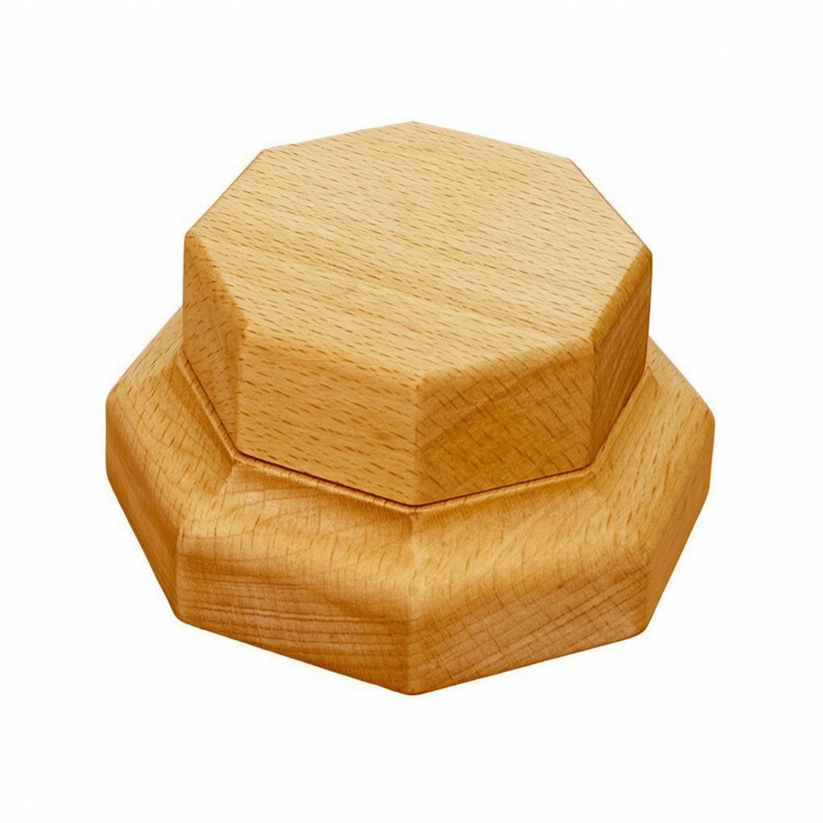 Beech Wood Display Pedestal with Stepped Levels