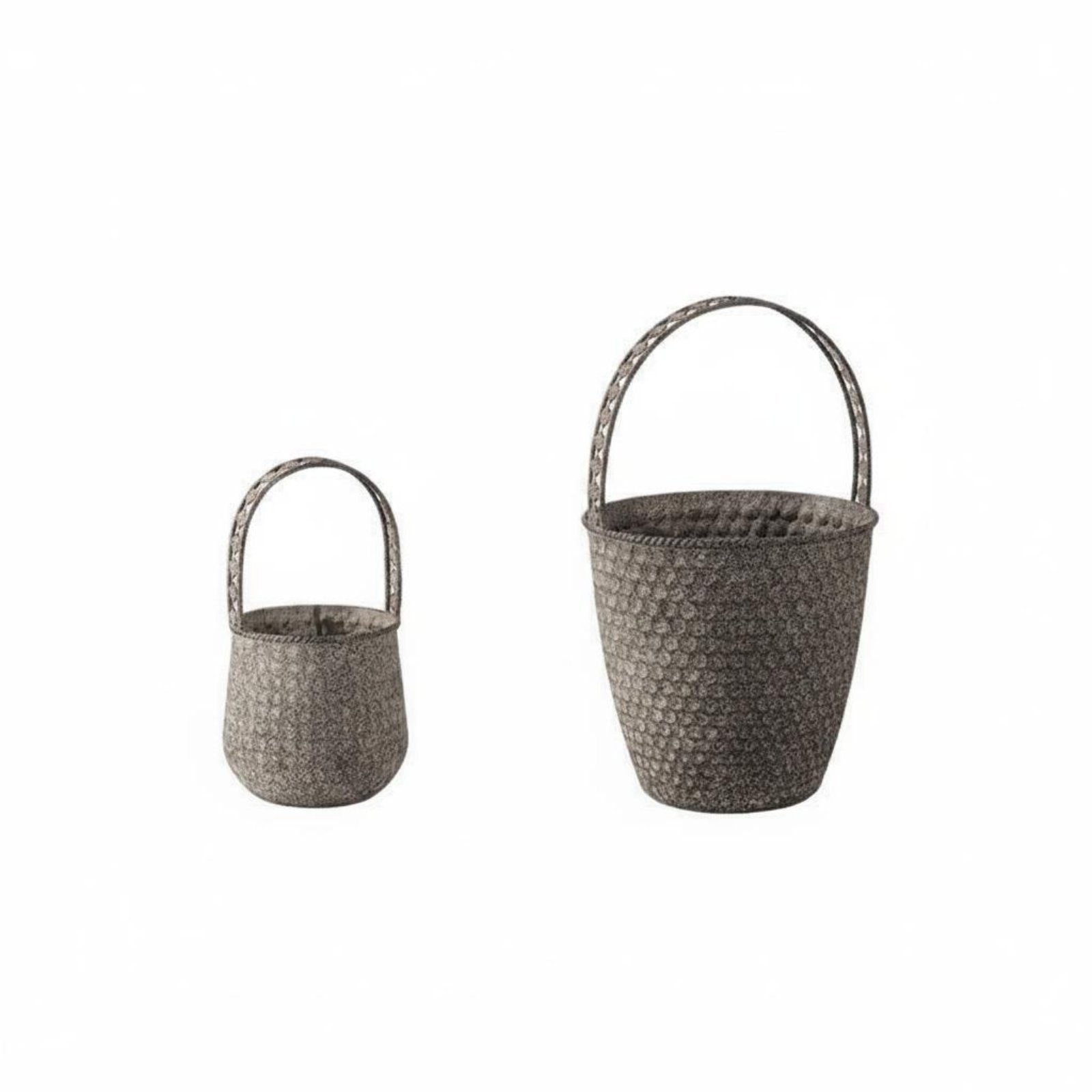 2-Piece Vintage Hand Basket