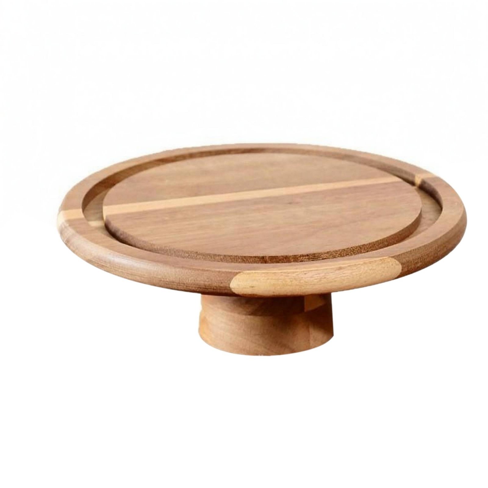Round Wooden Cake Stand