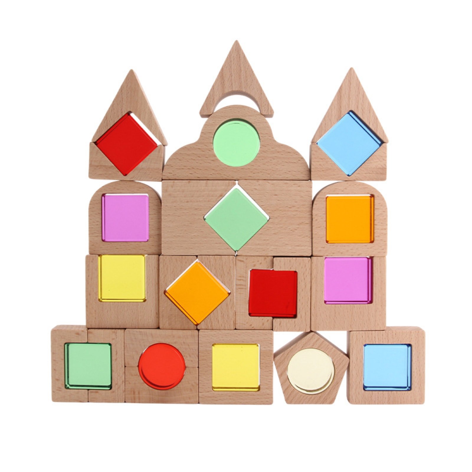 Wooden Sensory Building Blocks