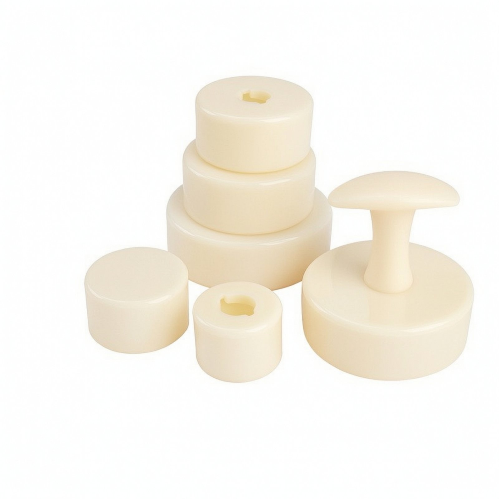 7 Pieces Mooncake Shaping Tool Smooth Surface