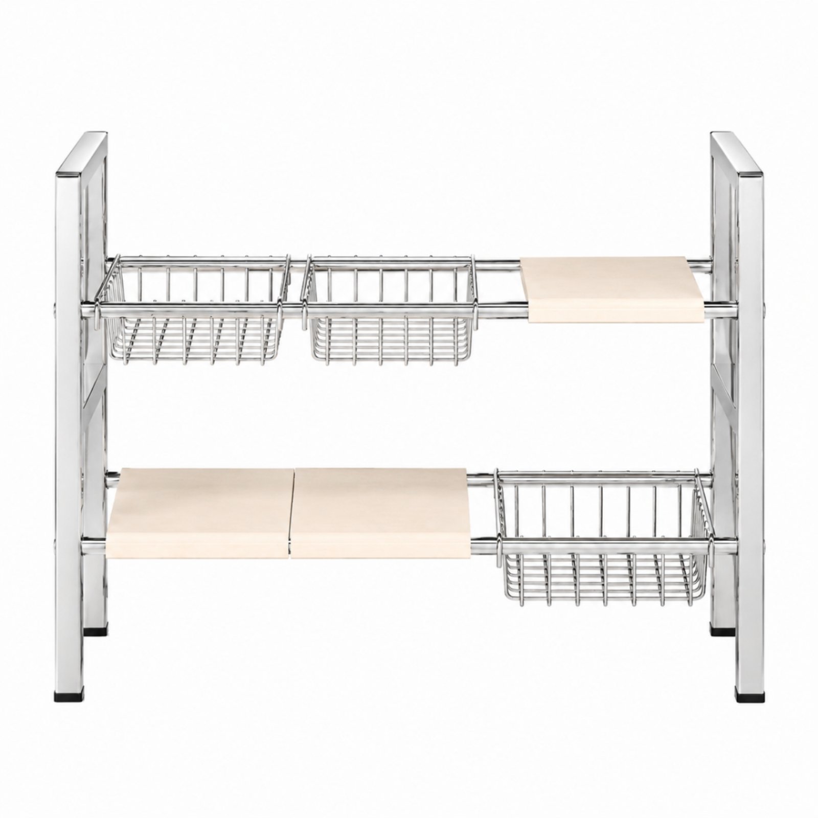 Stainless Steel Under-Sink Rack