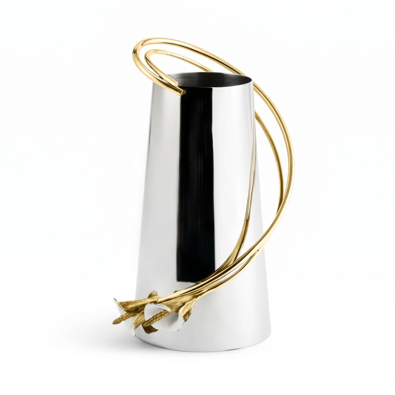 Silver Tabletop Vase