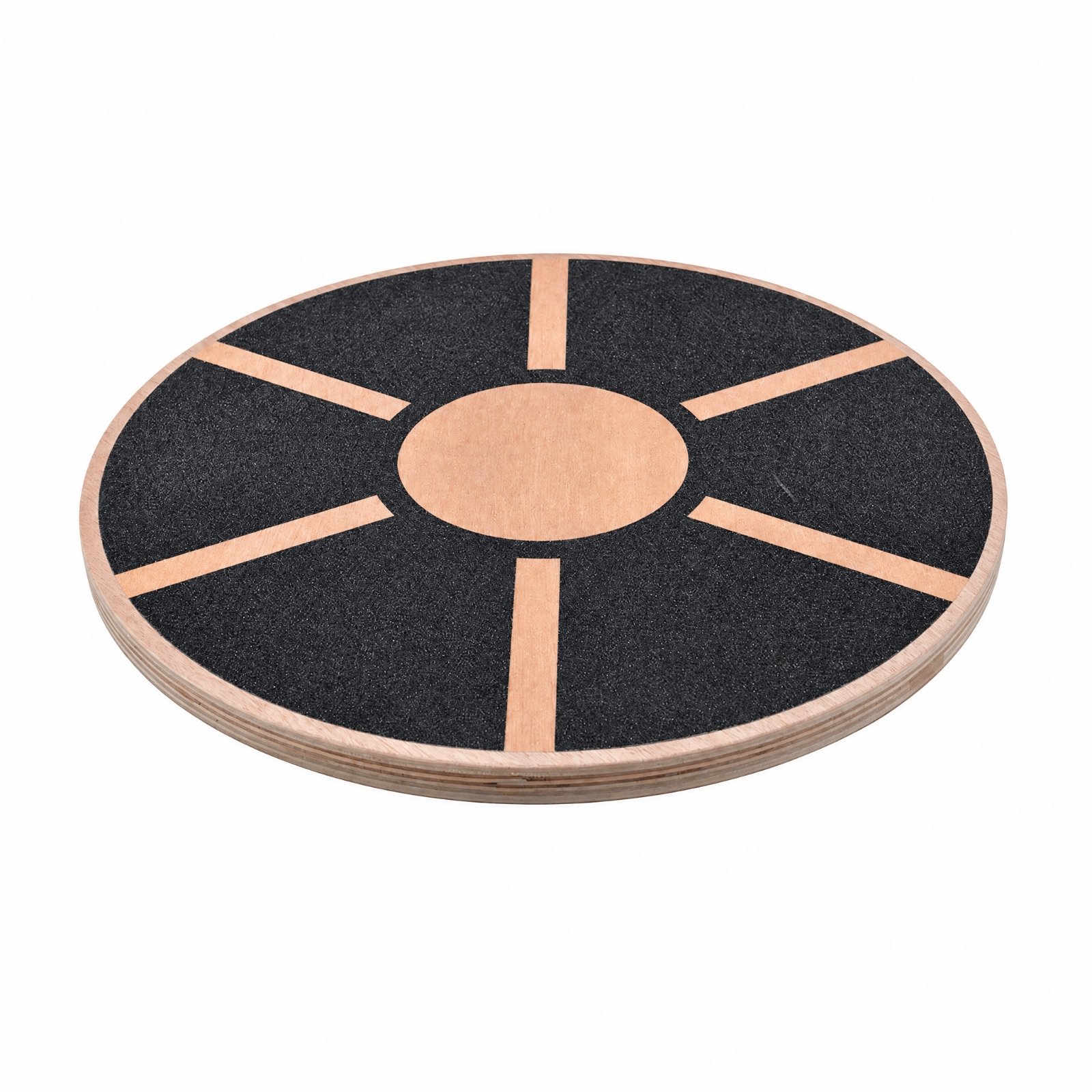 Wooden Balance Board with Textured Surface