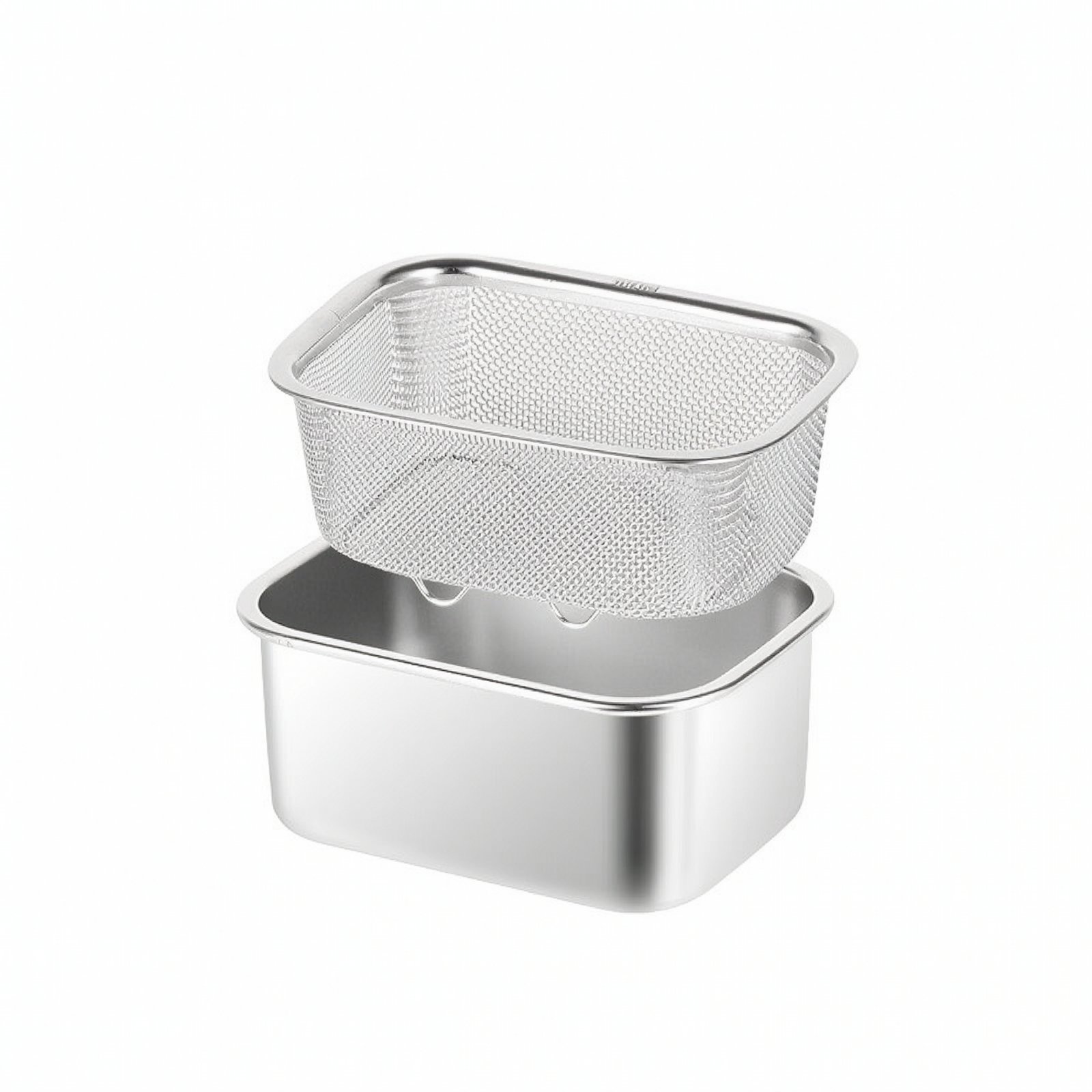 2-Piece Stainless Steel Storage Container