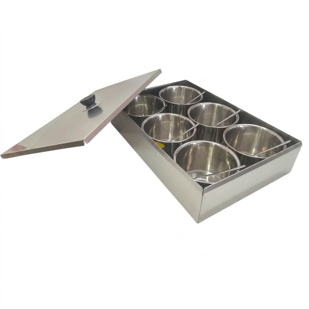Stainless Steel Spice Jar Set
