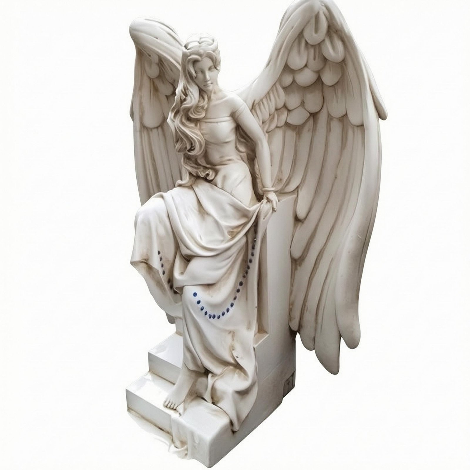 Seated Angel Figurine
