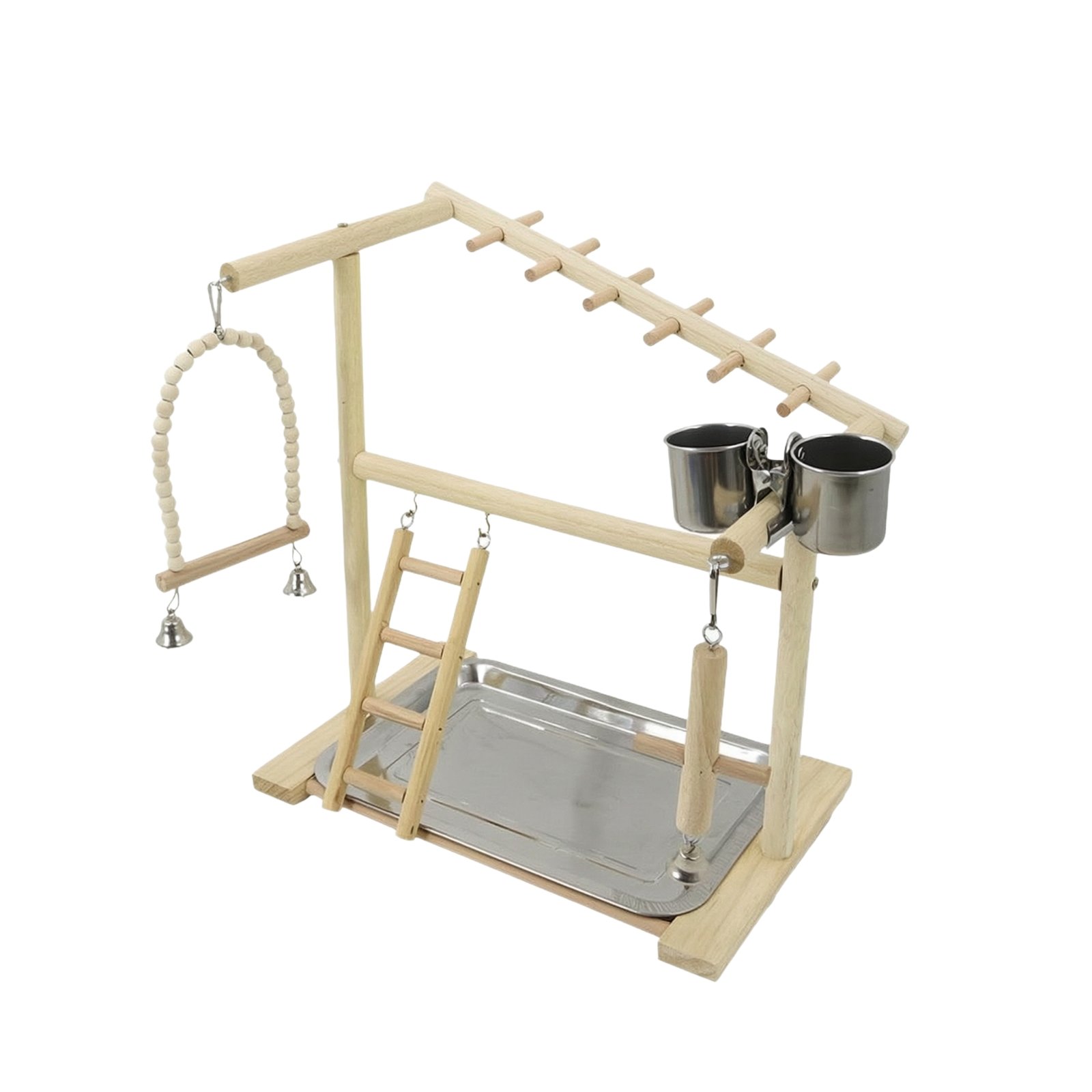 Wood Bird Play Stand