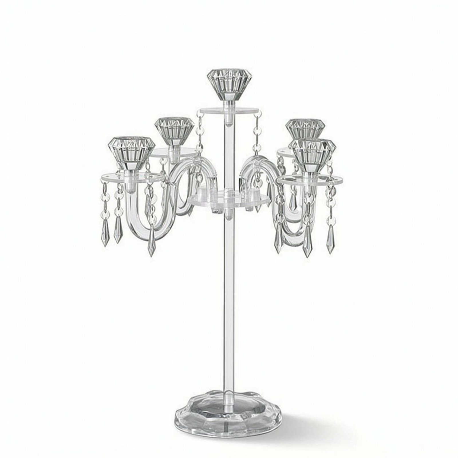 Crystal Pendant Candelabra