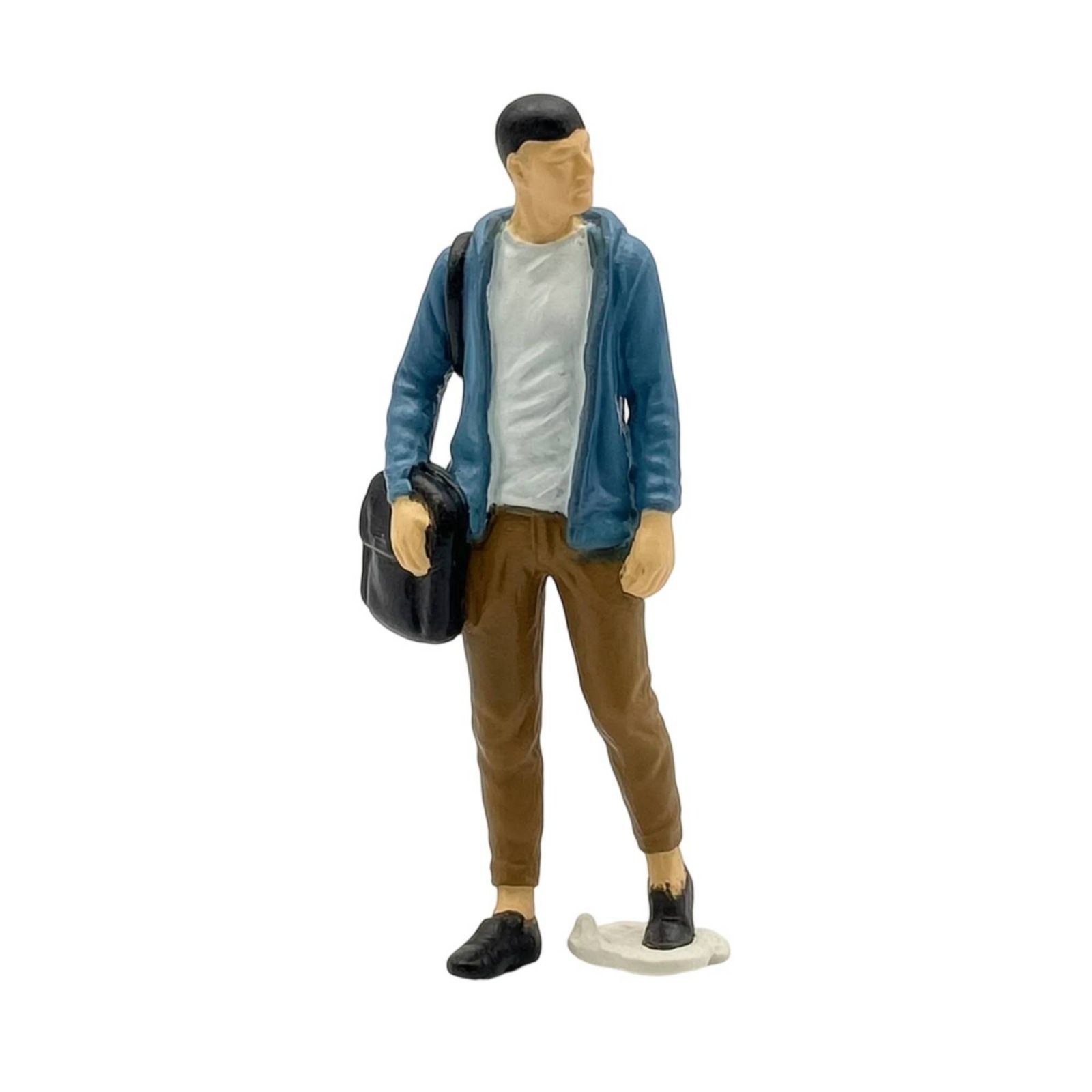 Miniature Figure with Bag 1/64 Scale