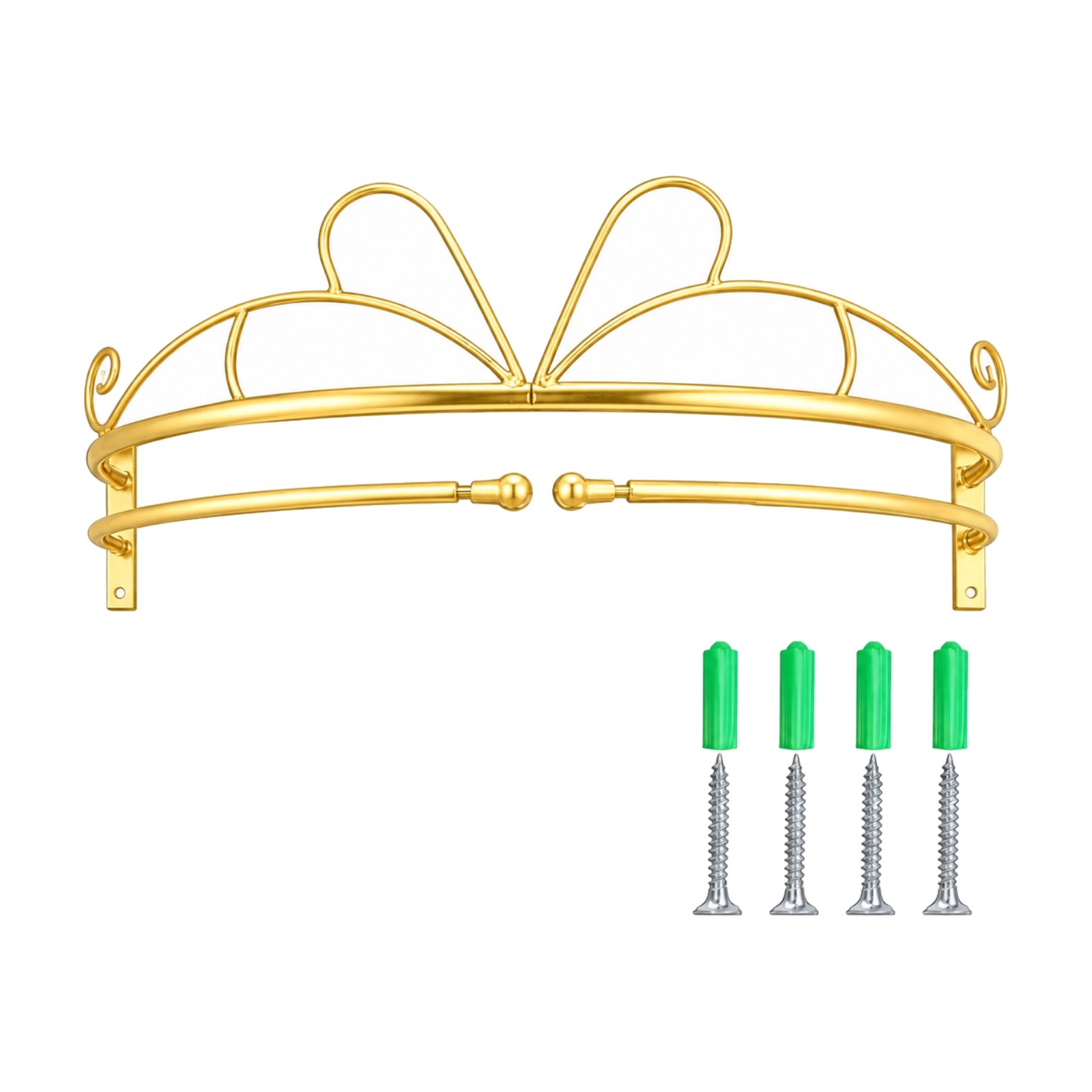 Wall-Mounted Bed Canopy Frame