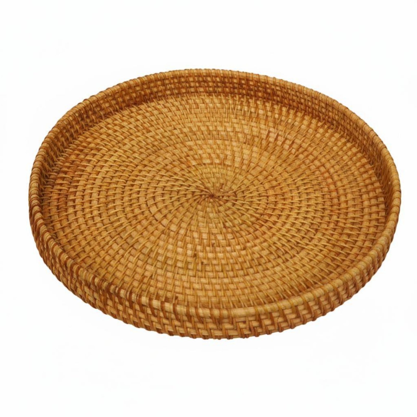 Woven Fruit Basket – 28*3cm, Round Tray