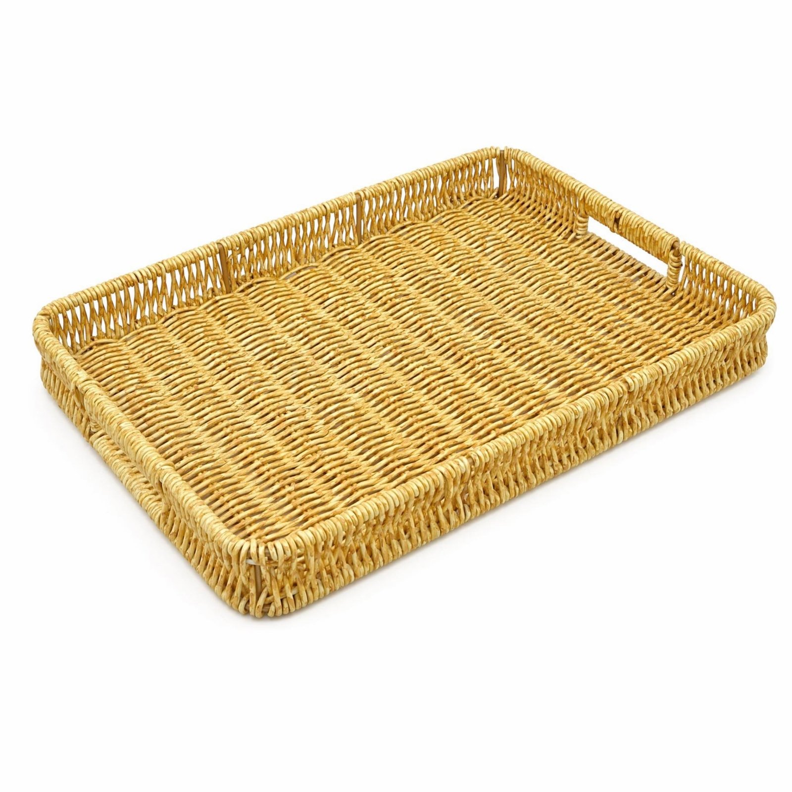 Wicker Serving Basket with Handles