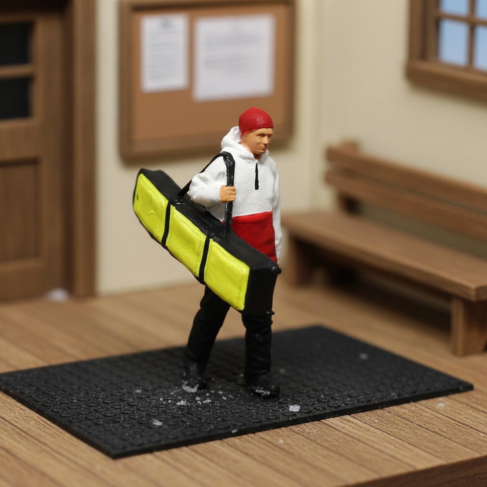 Winter Skiing Figure