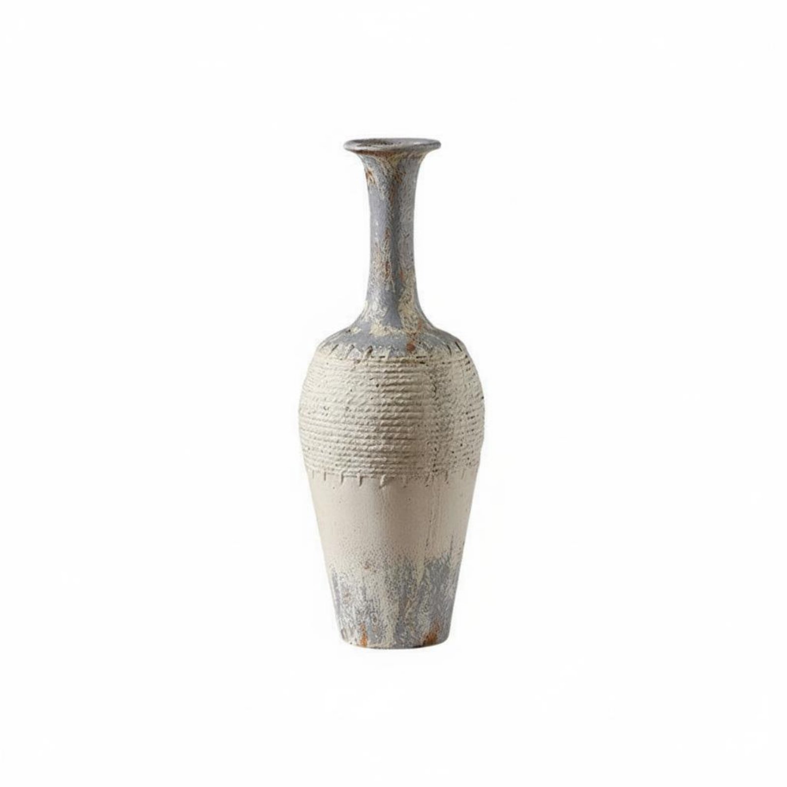 Distressed Ceramic Vase – A3370