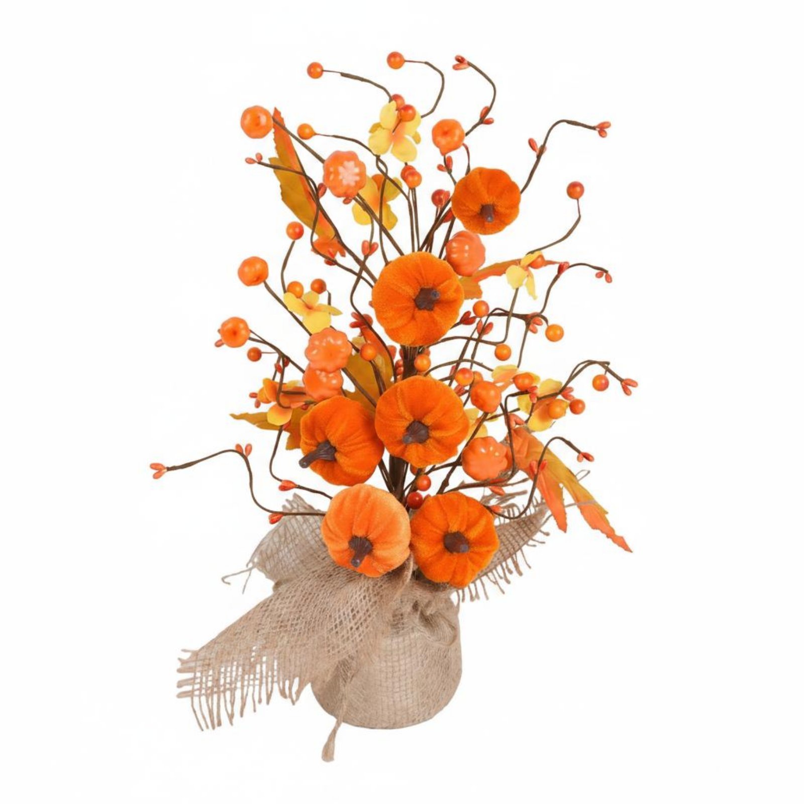 Artificial Pumpkin Branch