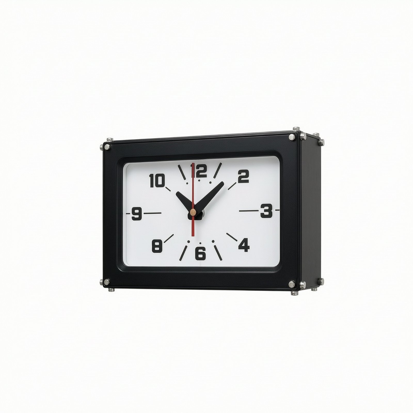 Double-Sided Wall Clock – Black