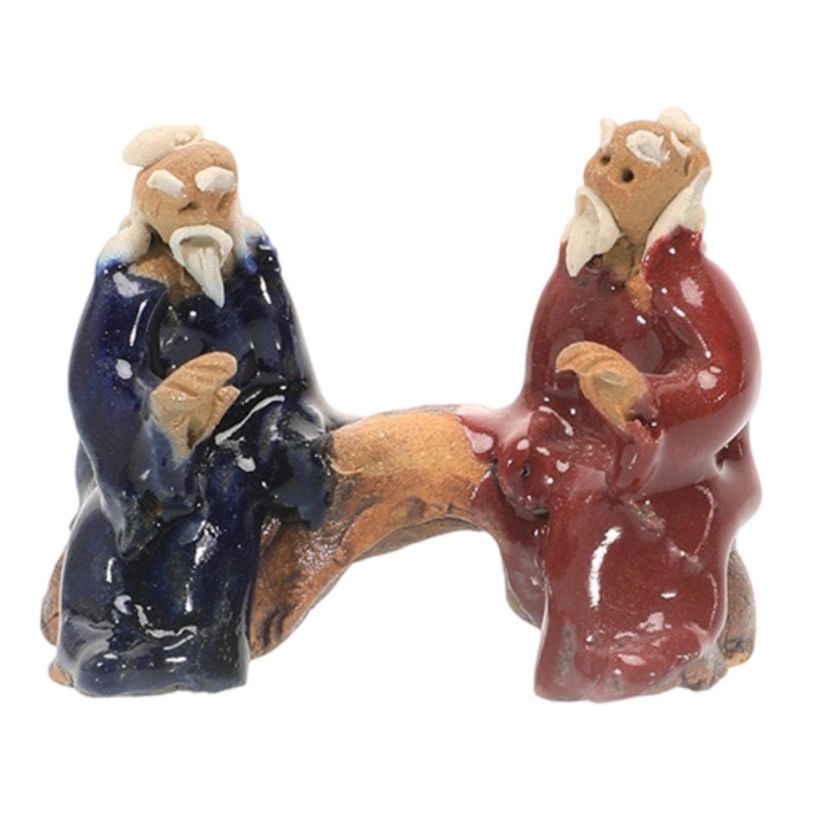 Vintage Ceramic Chess Player Ornament