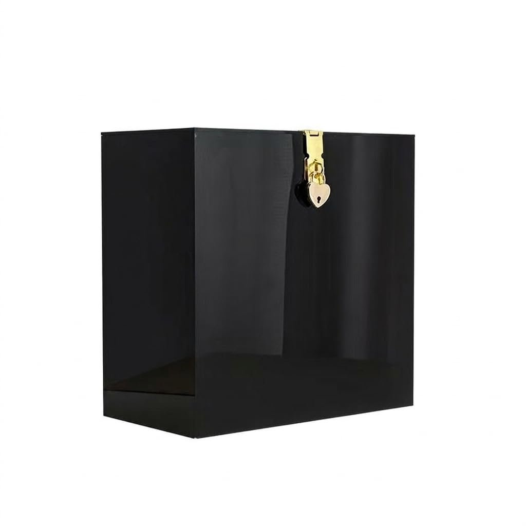Acrylic Heart Wedding Card Box