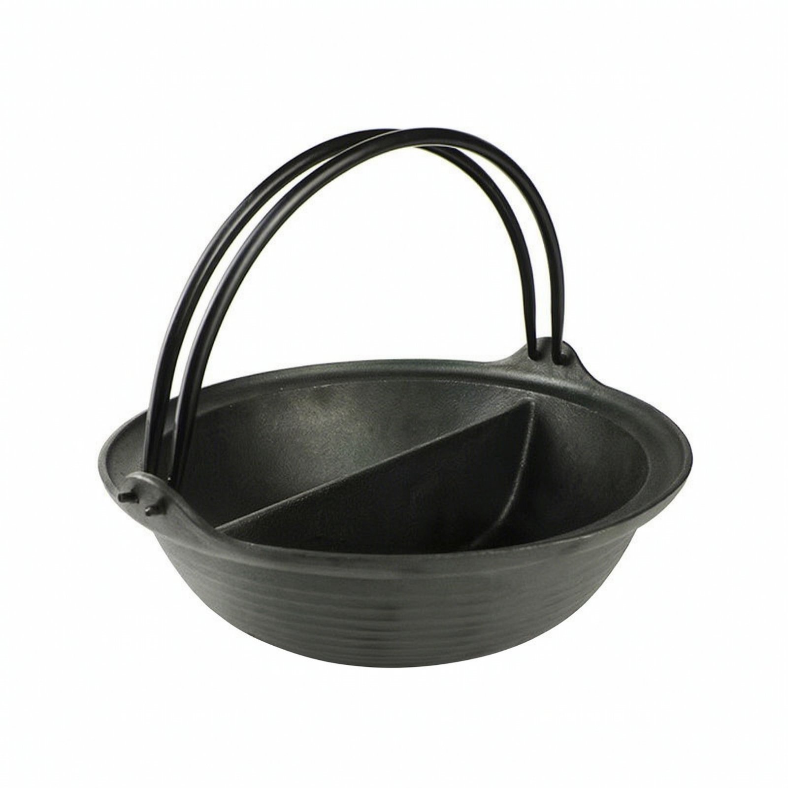 Cast Iron Divided Hot Pot
