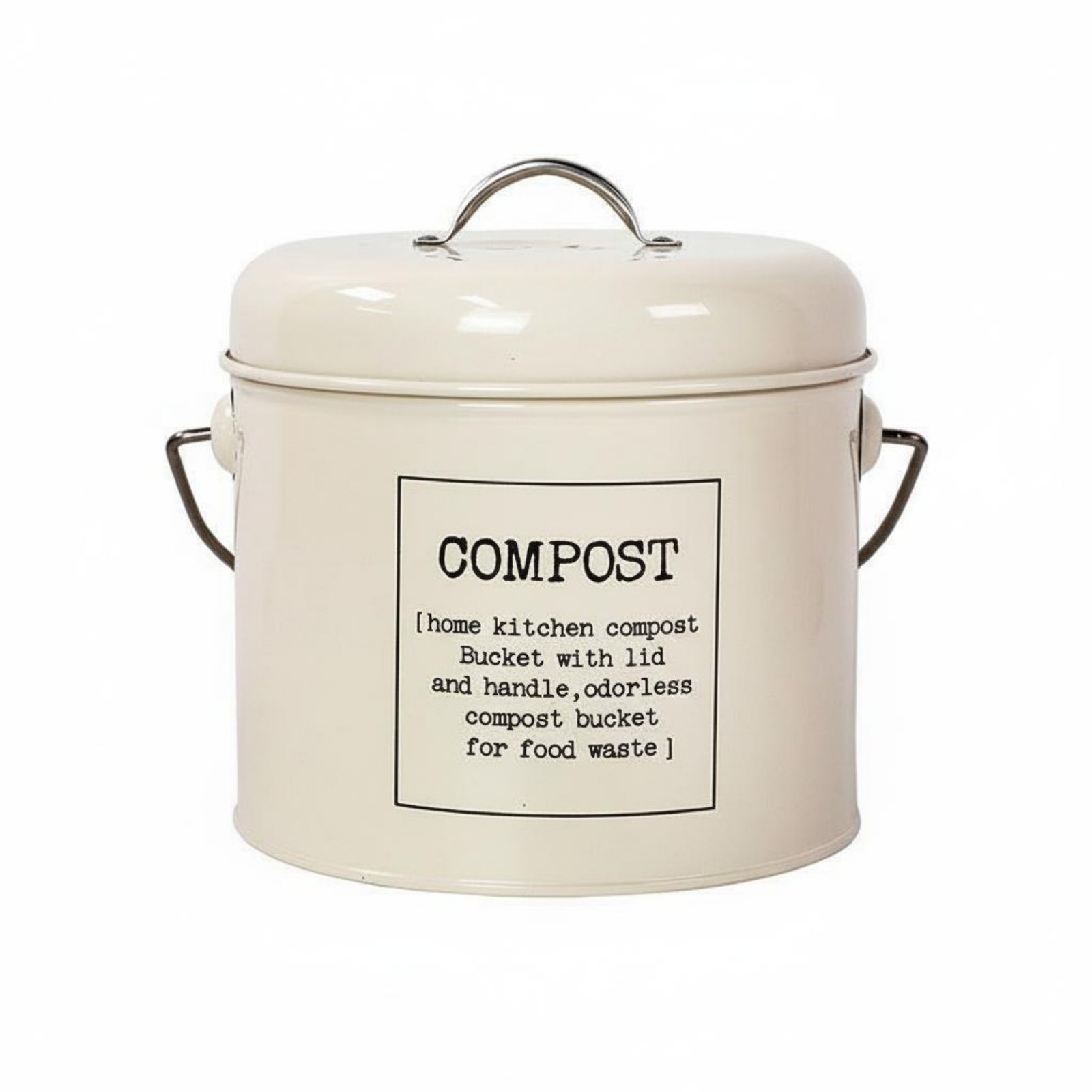 Vintage Metal Compost Bin