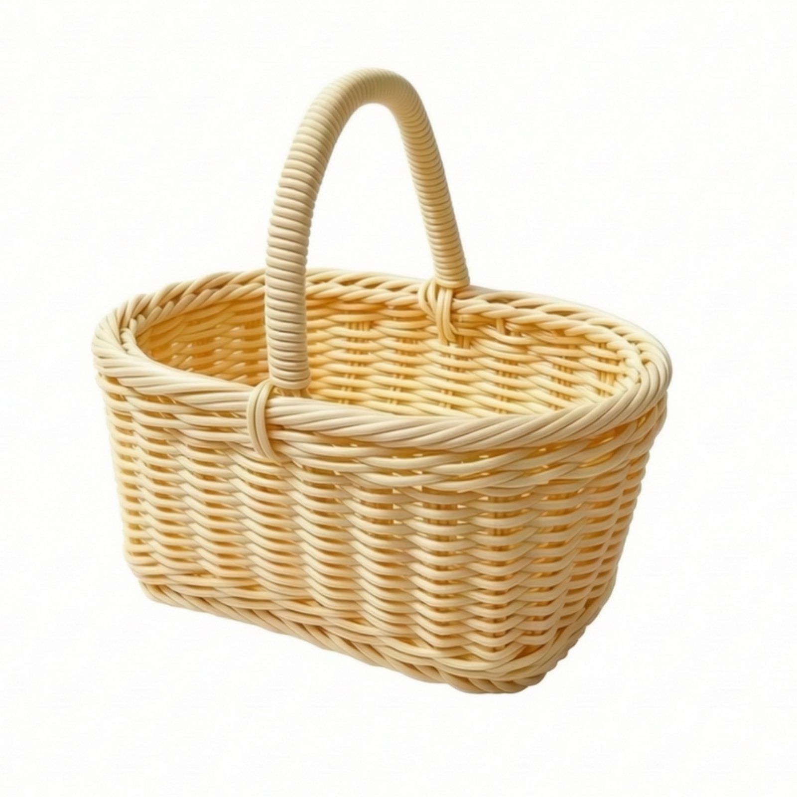 Woven Snack Basket with Handle