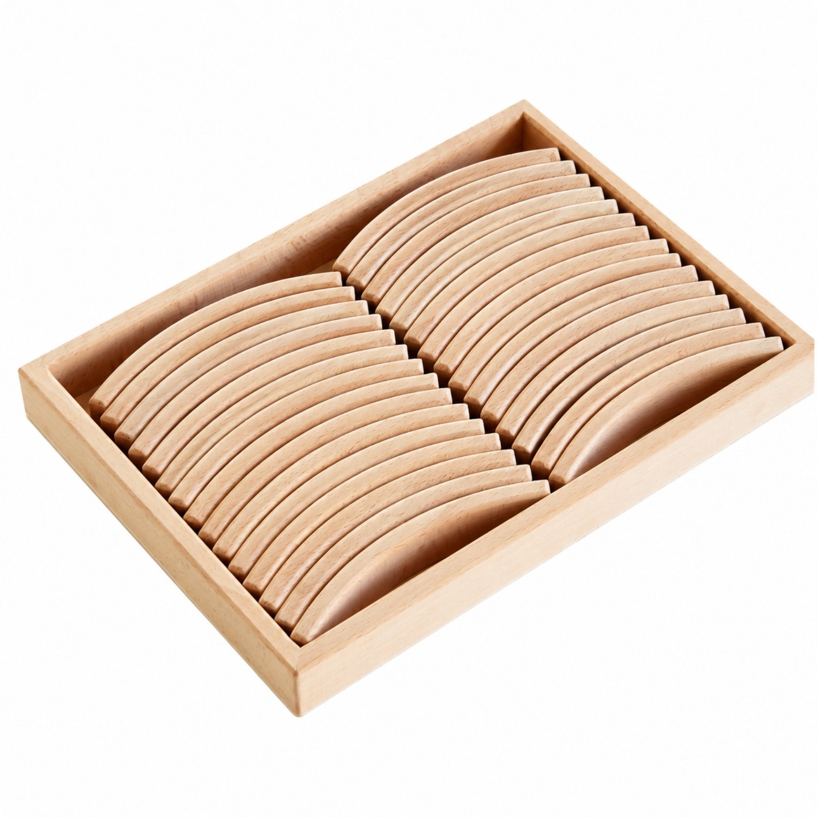 30-Piece Wooden Building Blocks