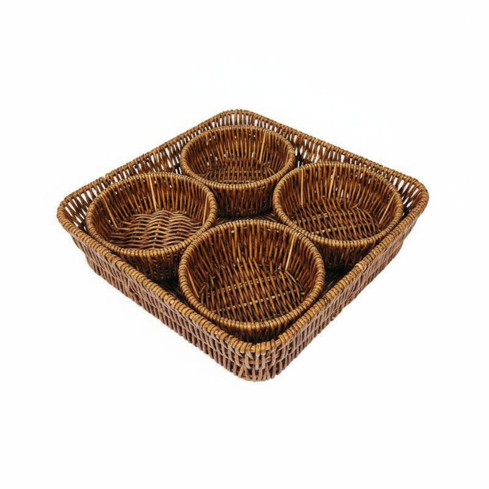 4-Compartment Serving Tray