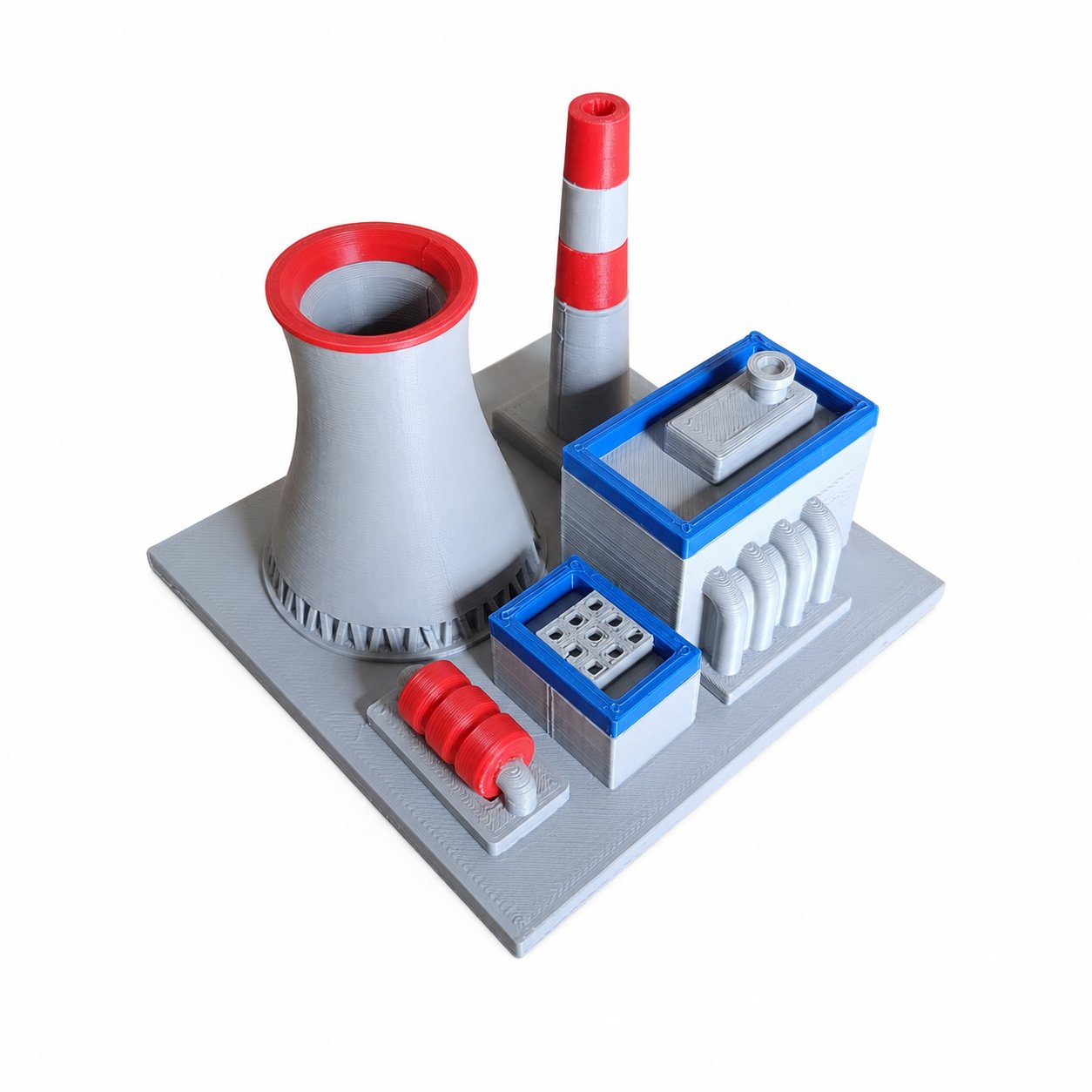 Cooling Tower Model Ornament Industrial Style