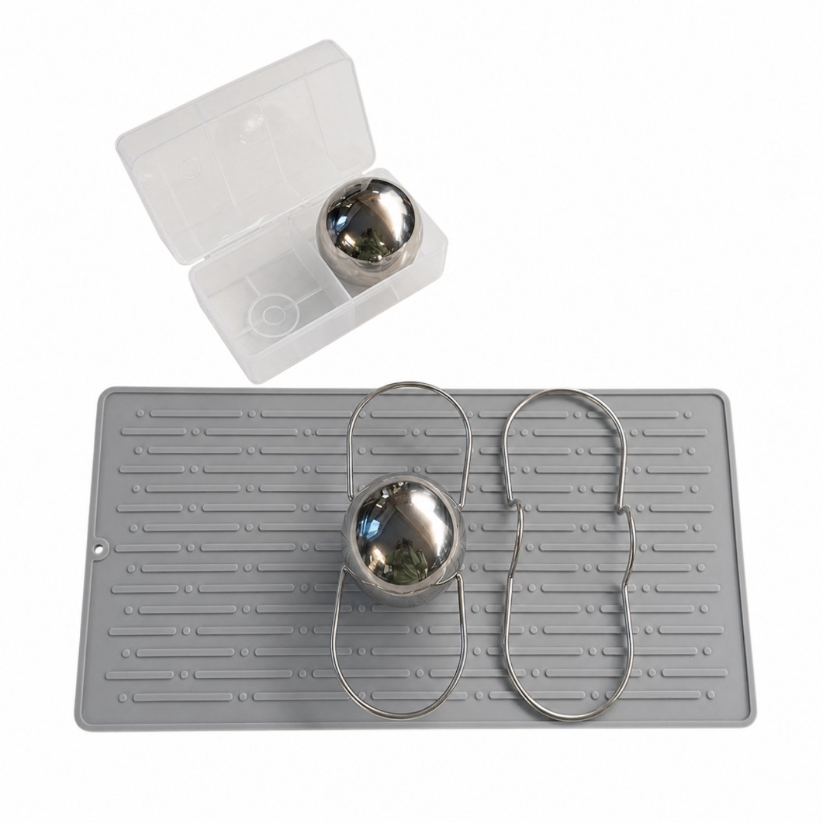 2-Piece Coffee Chilling Sphere Stainless Steel