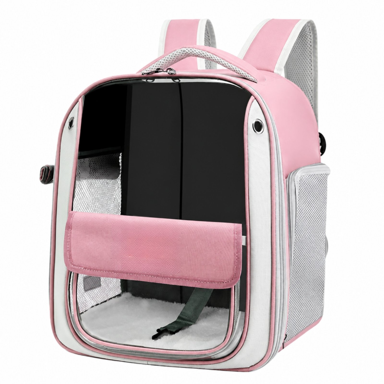 Pet Backpack Carrier Breathable – Pink
