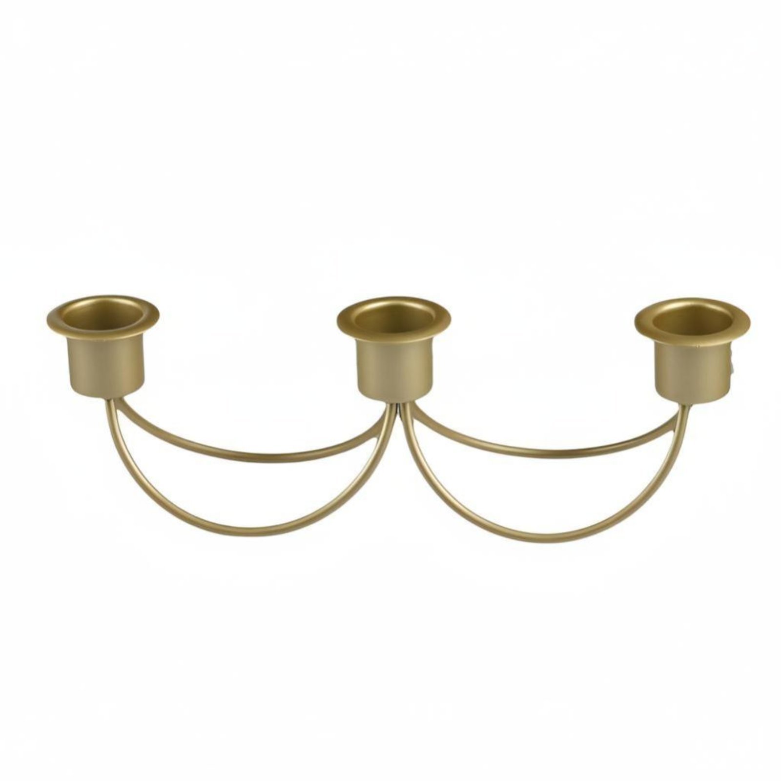 Iron Candle Holder – Gold