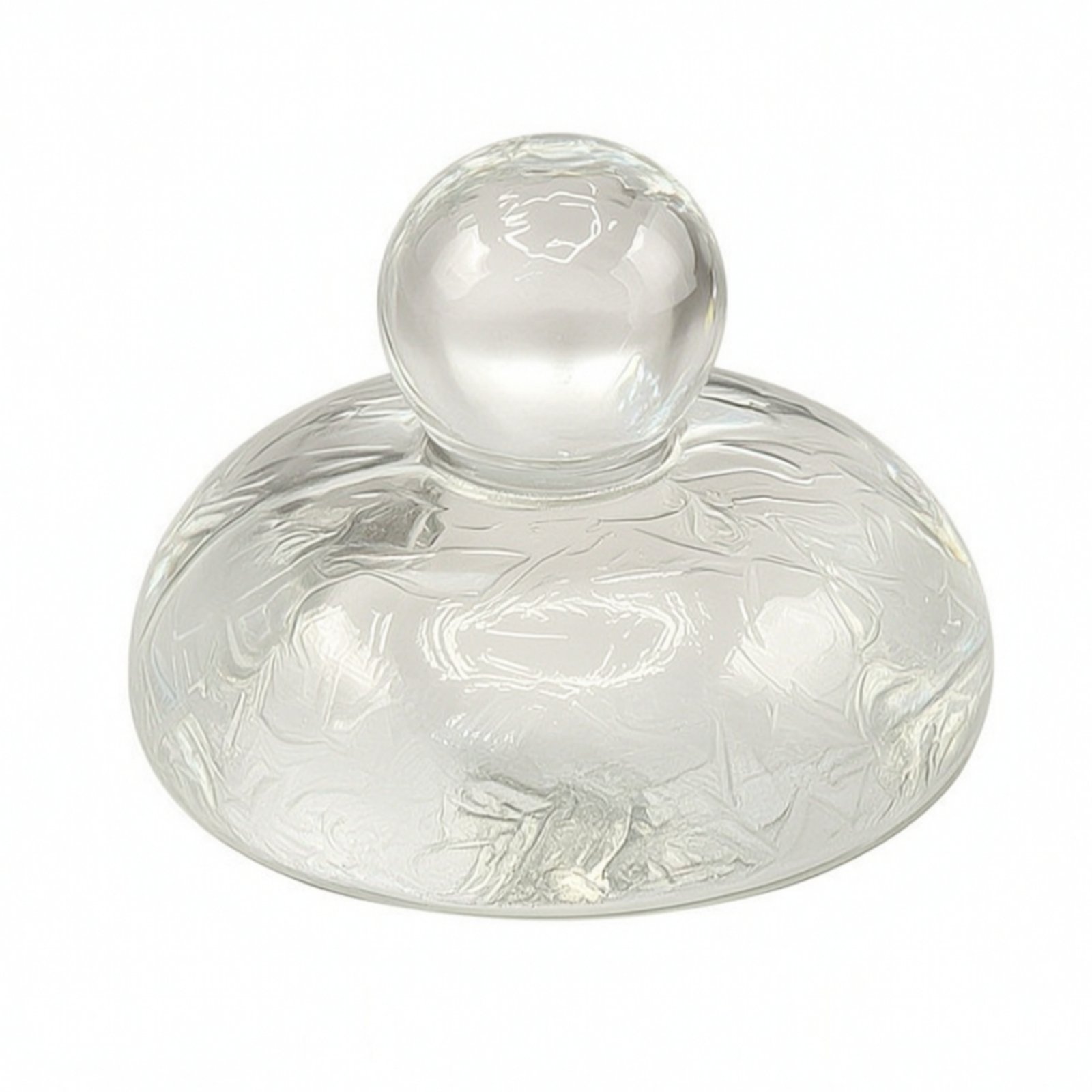 Set of 6 Glass Pickle Weight with Knob