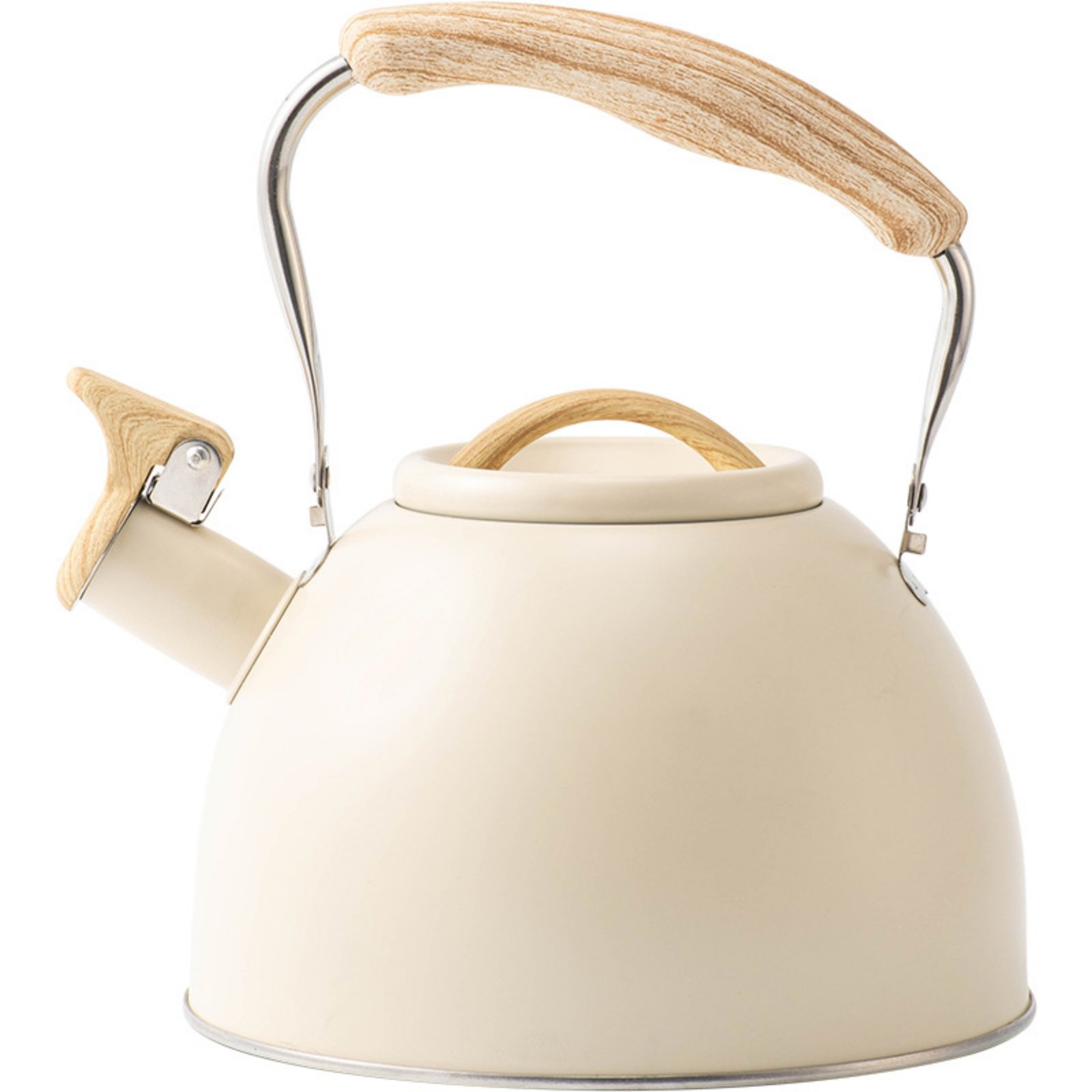 Stainless Steel Whistling Kettle – Off-white