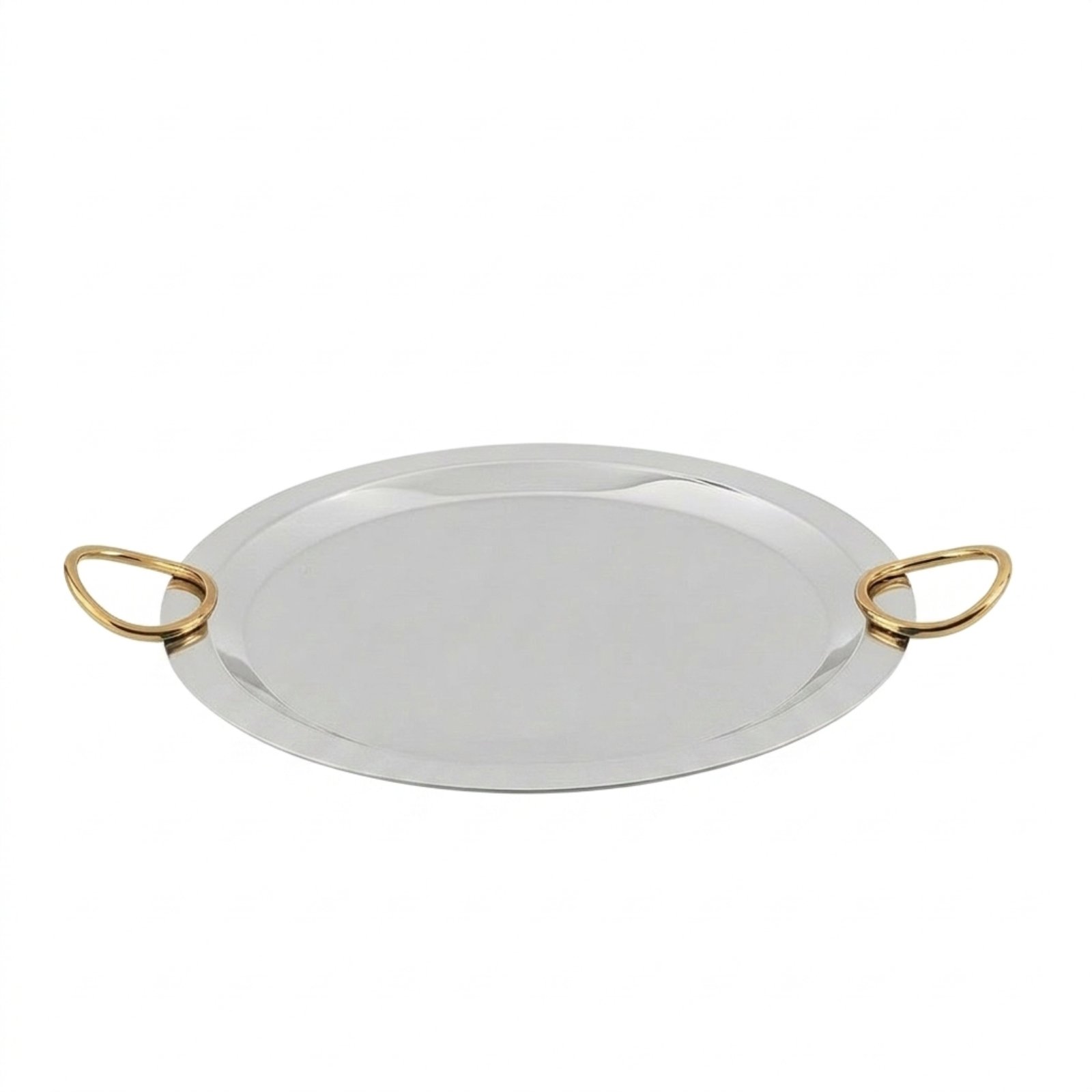 Stainless Steel Serving Tray with Handles