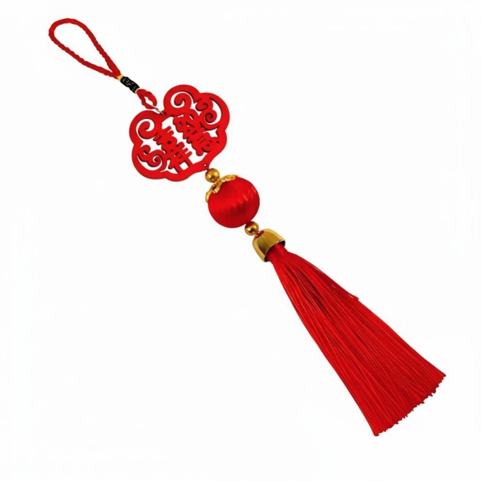 Chinese New Year Hanging Decoration – Auspicious Silk Ball