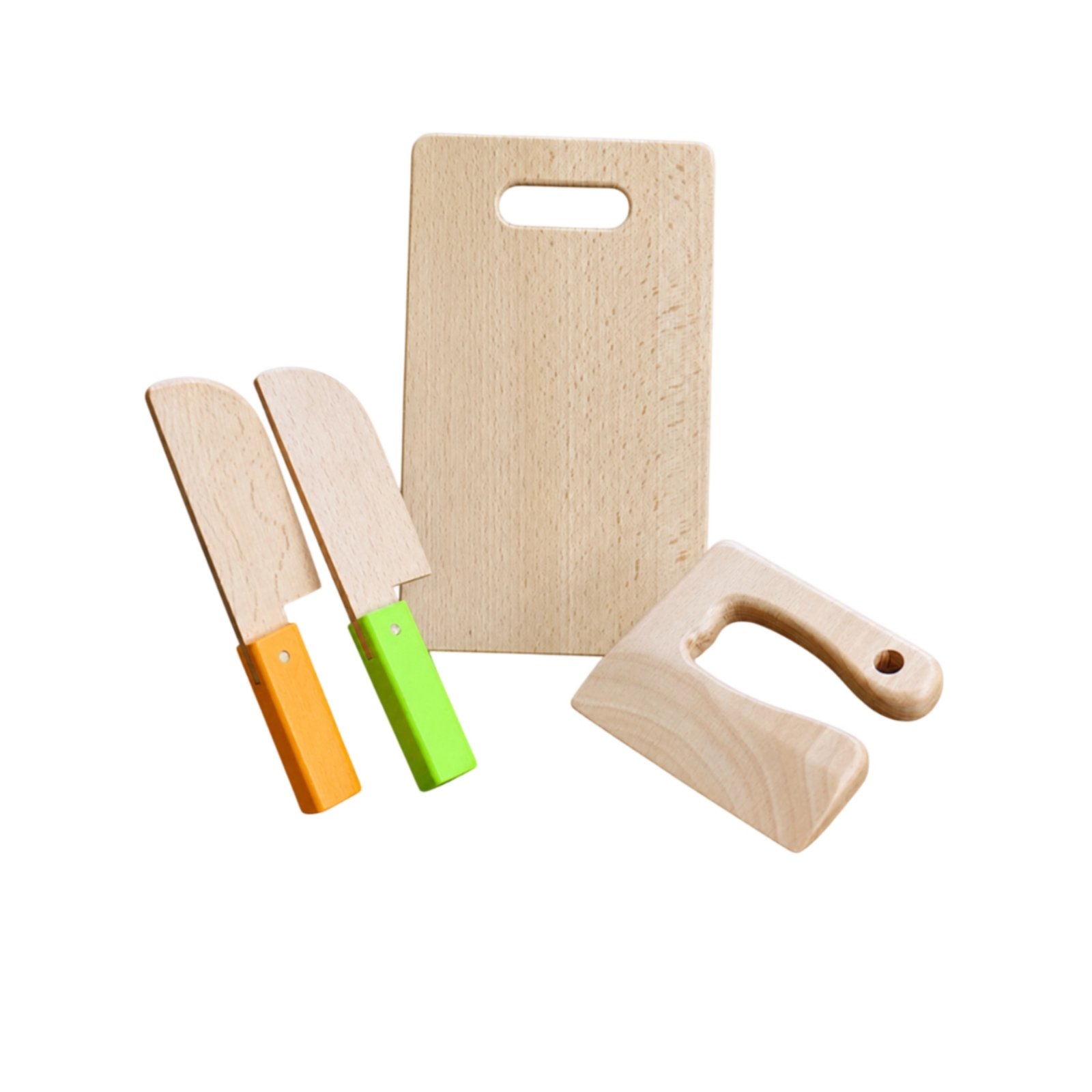 4-Piece Wood Cutting Toy