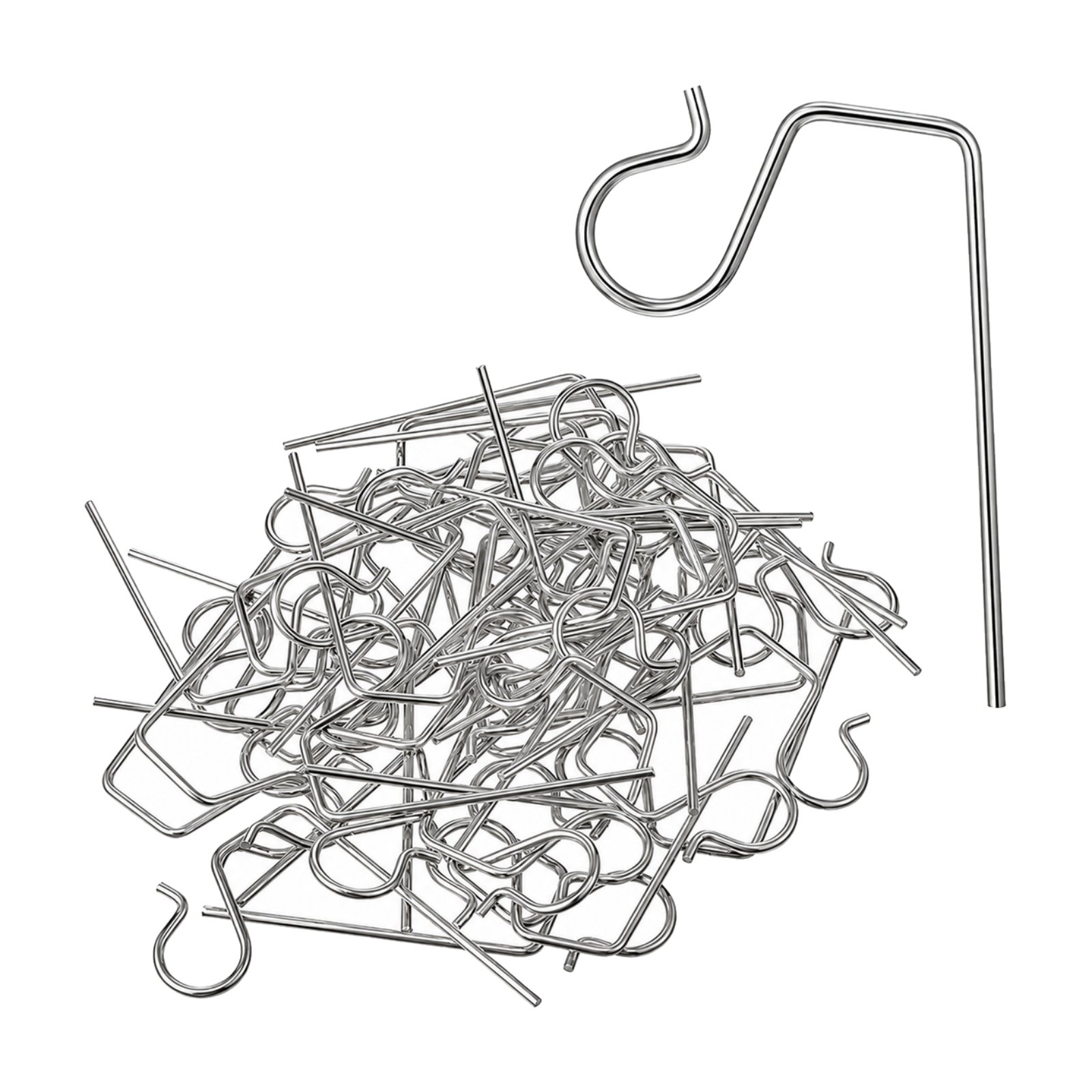 100-Piece Metal Gutter Light Hooks