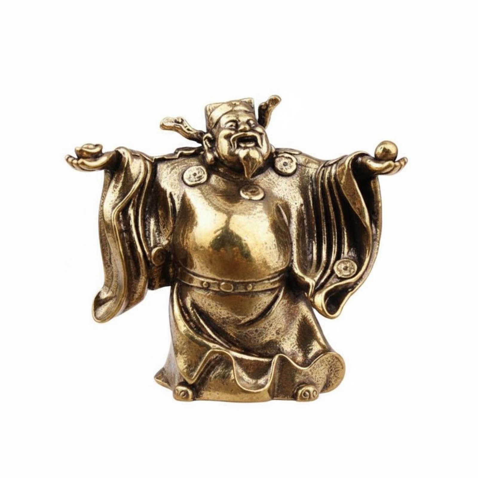 Brass Prosperity Statue