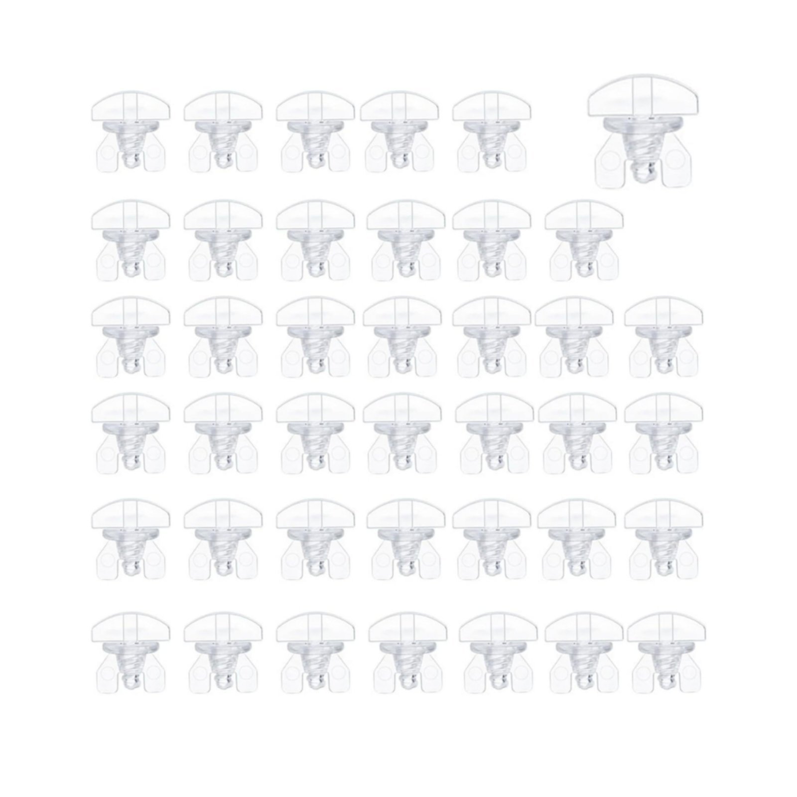 40-Piece Curtain Track End Stop