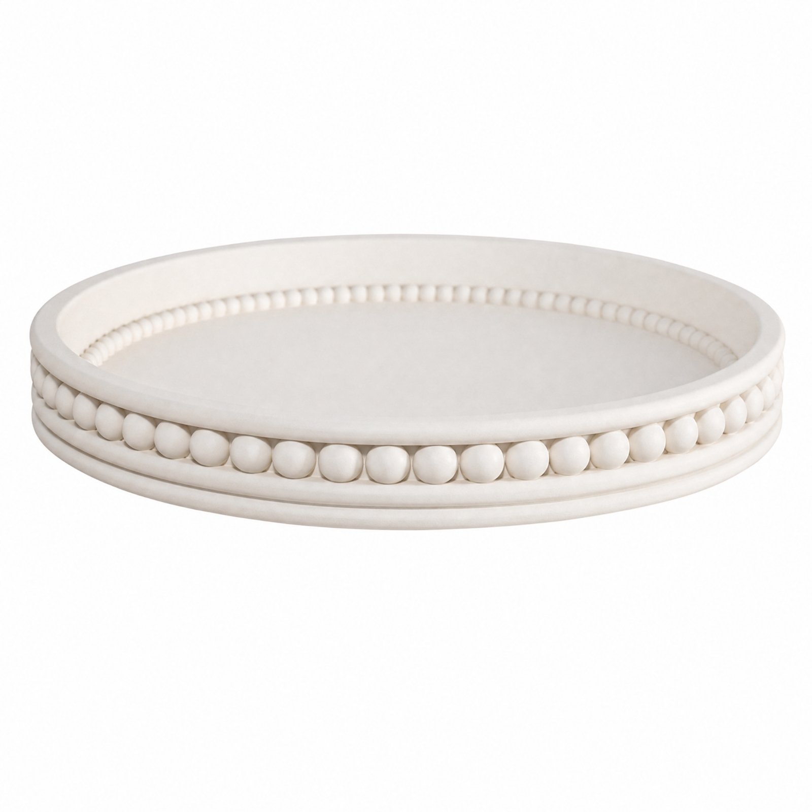 Round Cement Decorative Tray