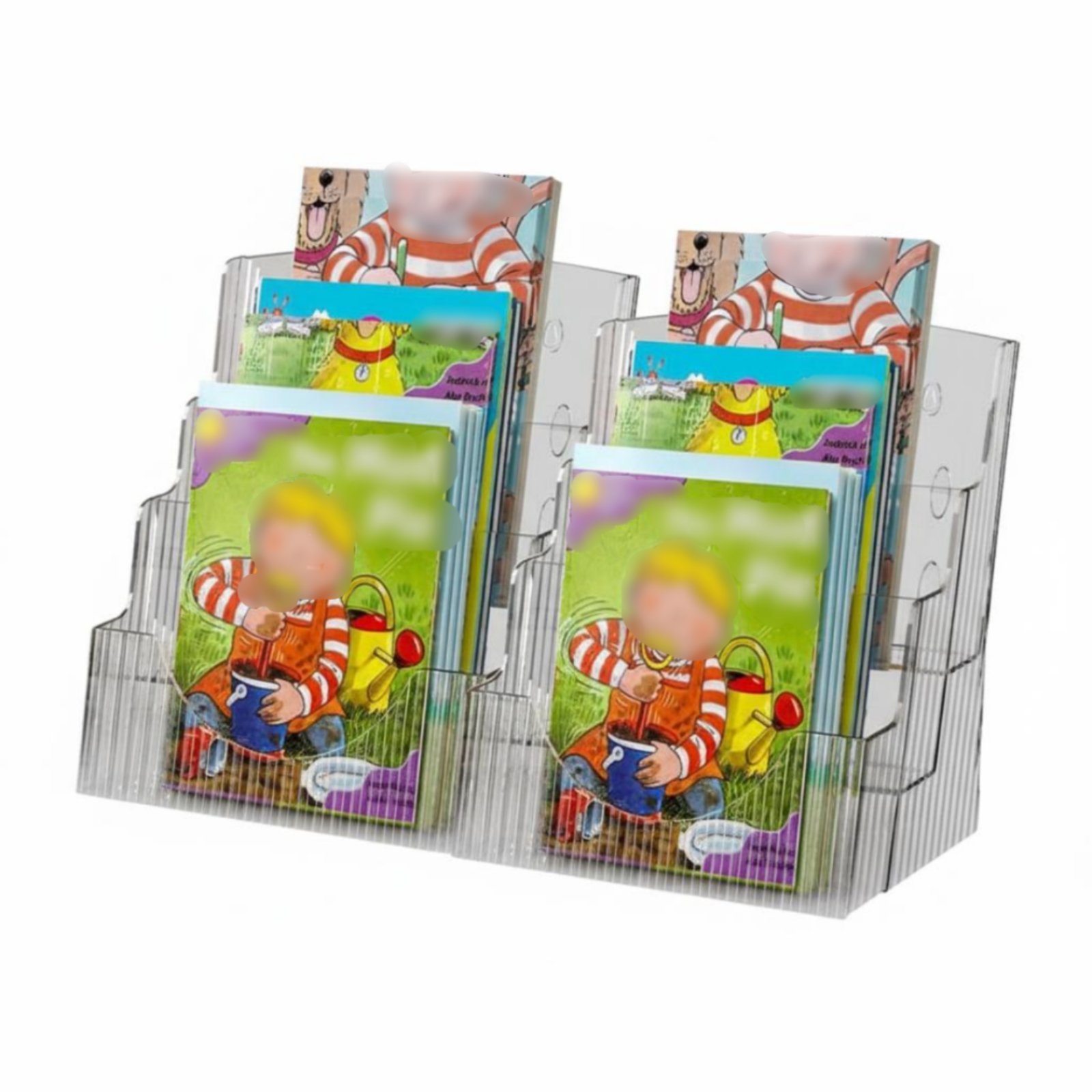Picture Book Display Rack Transparent