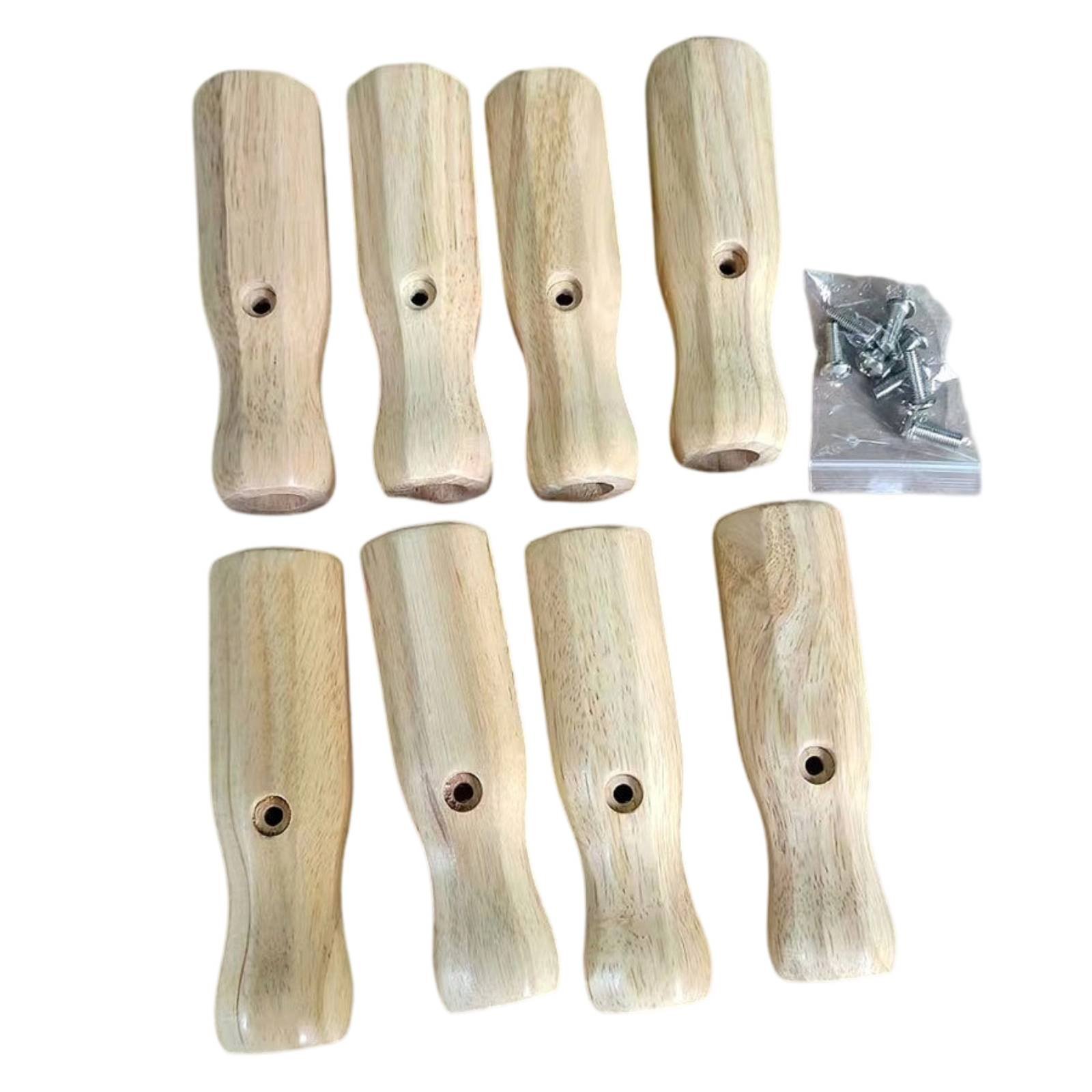 8-Piece Wooden Foosball Handles