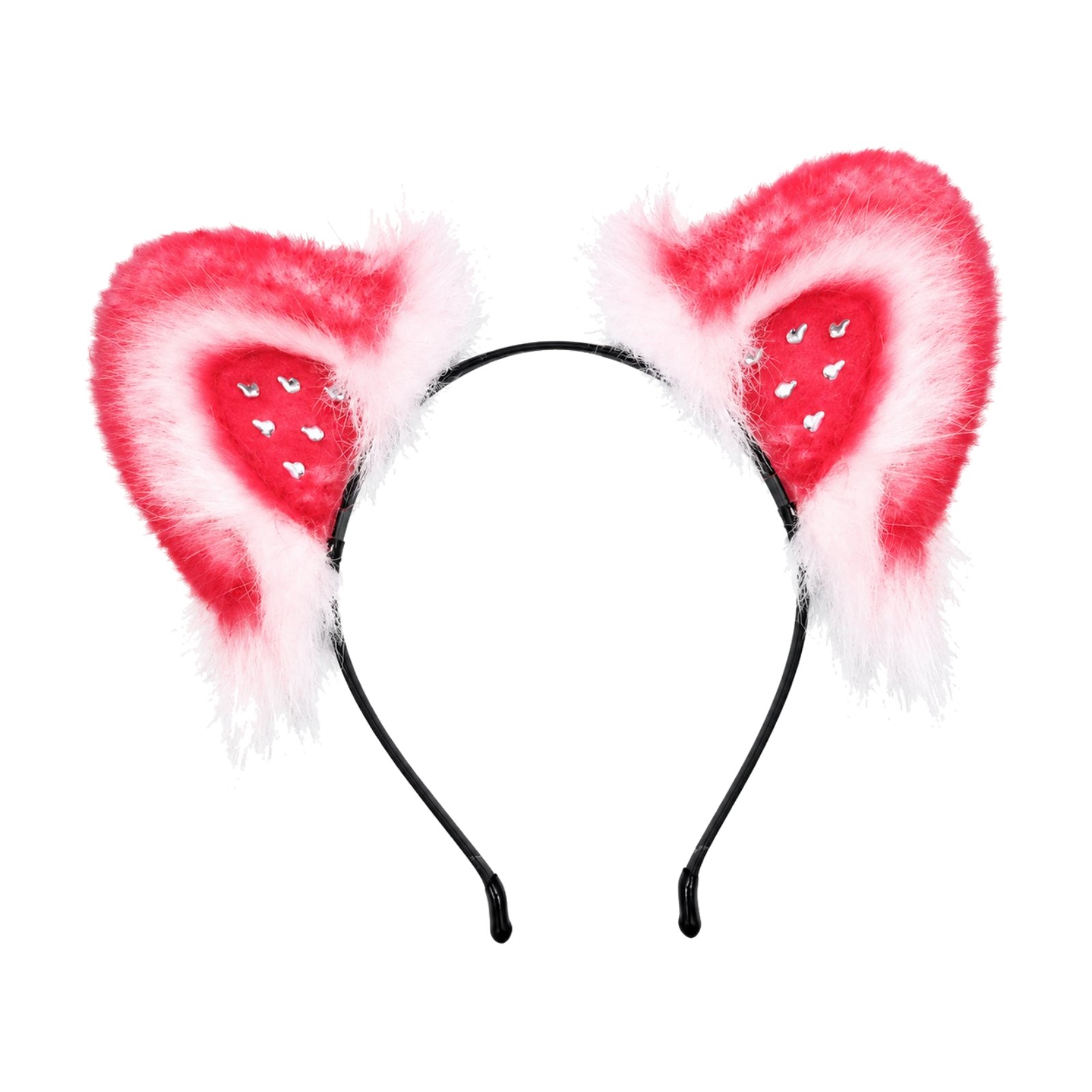Cat Ear Headband with Soft Trim