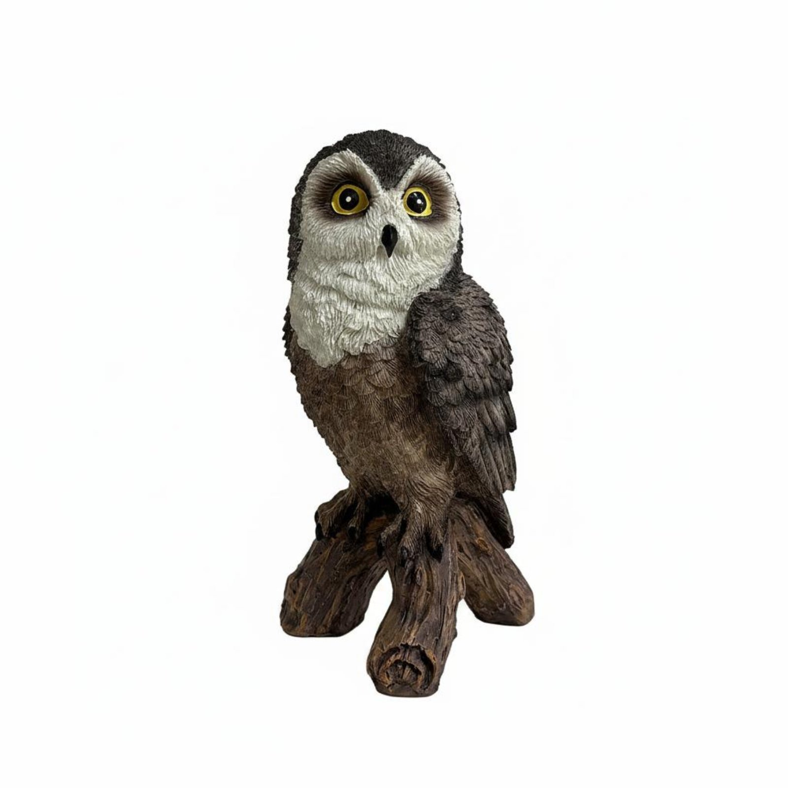 Resin Owl Statue – Brown