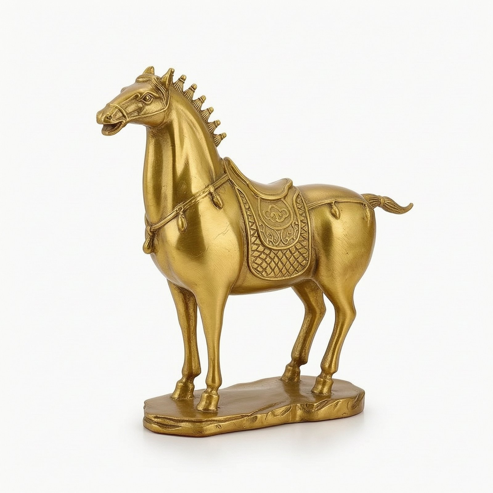 Horse Figurine Brass – 22cm
