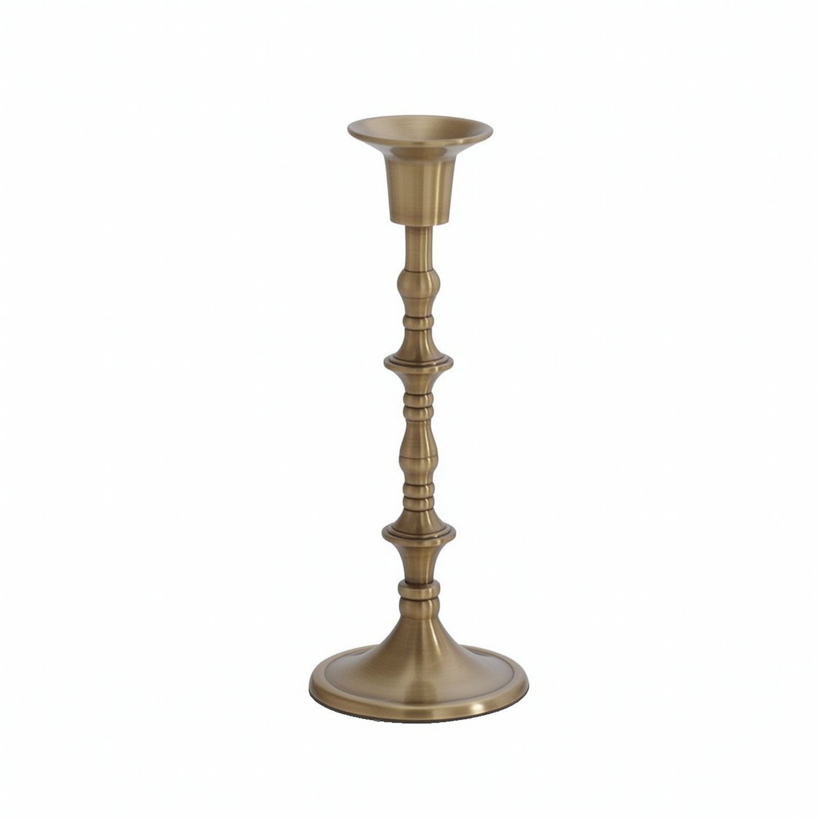 Brass Candle Holder – 8.3x8.3x21cm