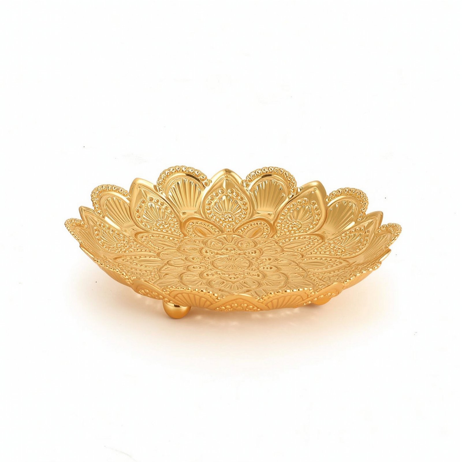 Embossed Floral Tray