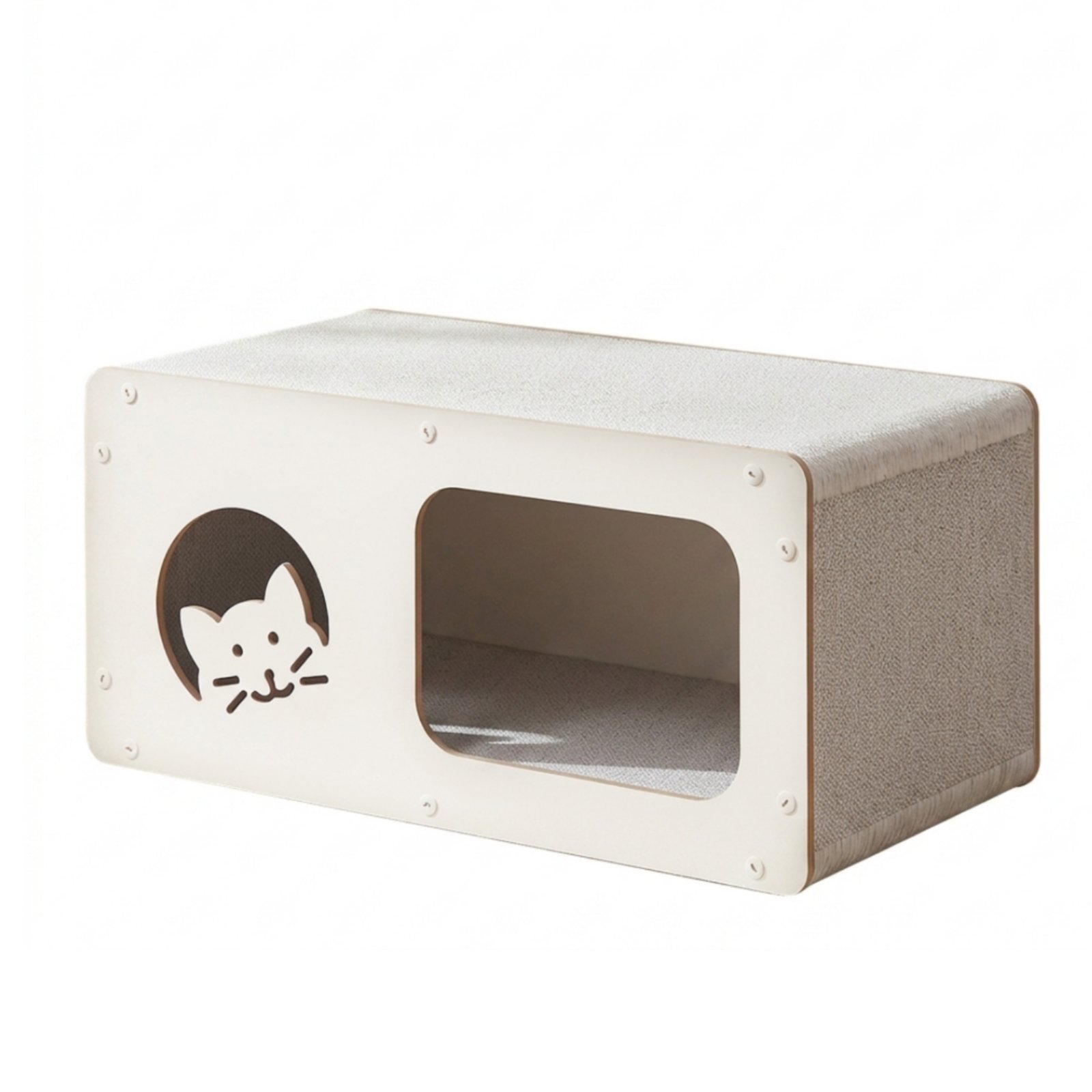 Corrugated Cardboard Cat Scratcher House